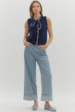 The Neck Bow in Navy