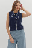 The Neck Bow in Navy