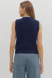 The Neck Bow in Navy