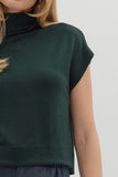 Basic Beauty Sweater in Hunter Green