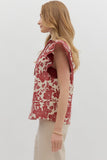 Burgundy Beauty Top
