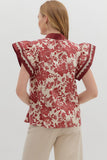 Burgundy Beauty Top