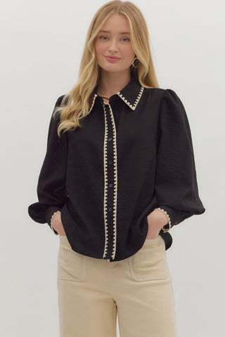Classic and Trendy Shirt in Black