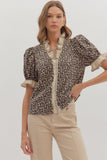 OOOHHH! The Leopard Top in Taupe