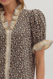 OOOHHH! The Leopard Top in Taupe