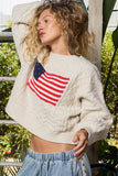 USA Flag Sweater