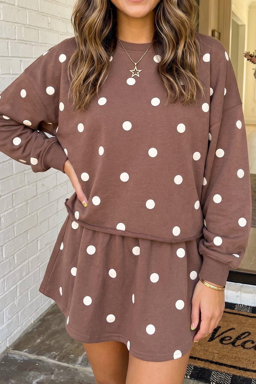 Polka Dot Skort Set