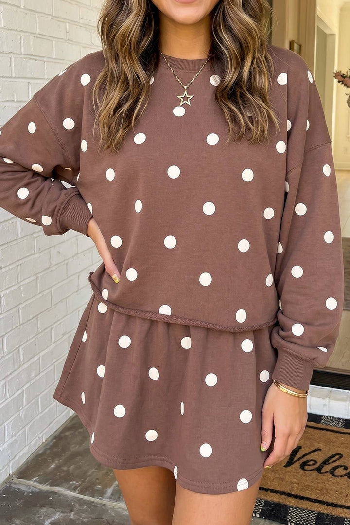 Polka Dot Skort Set