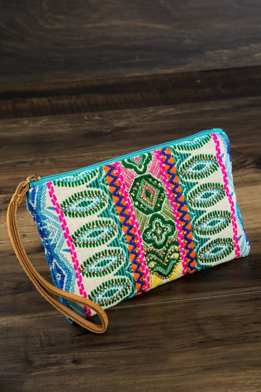 Kinsley Handmade Pattern Clutch