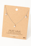 Dainty Star Station Necklace