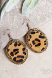 Paw-sitively Perfect Leopard Circle Earrings
